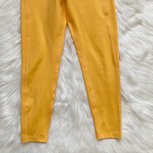 Girlfriend Collective Yellow Golden Glow Compressive High Waist Leggings - Picture 4 of 8